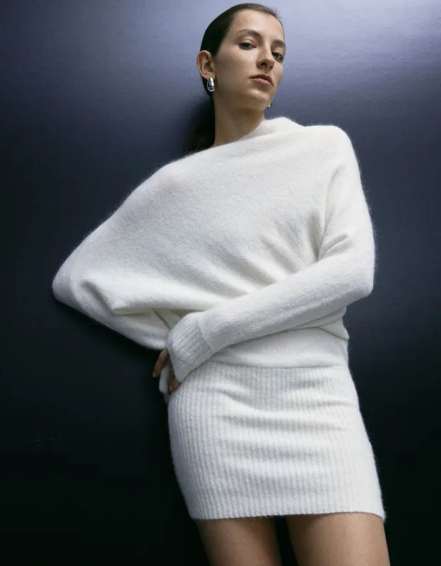 One Shoulder Sweater Dress made by Urban Revivo