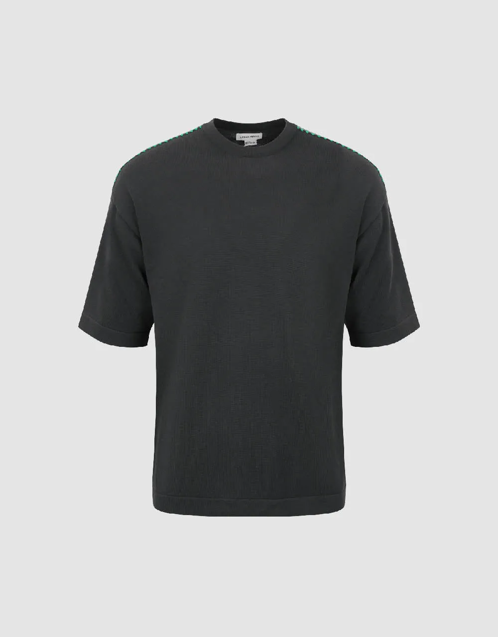 Crew Neck Knitted T-Shirt sold by Urban Revivo