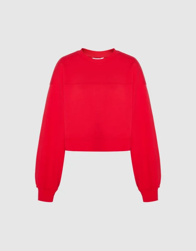 Basic Crew Neck Sweatshirt sold by Urban Revivo