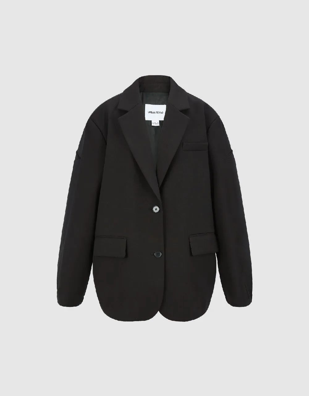 Tailored Straight Blazer sold by Urban Revivo product image thumbnail 2
