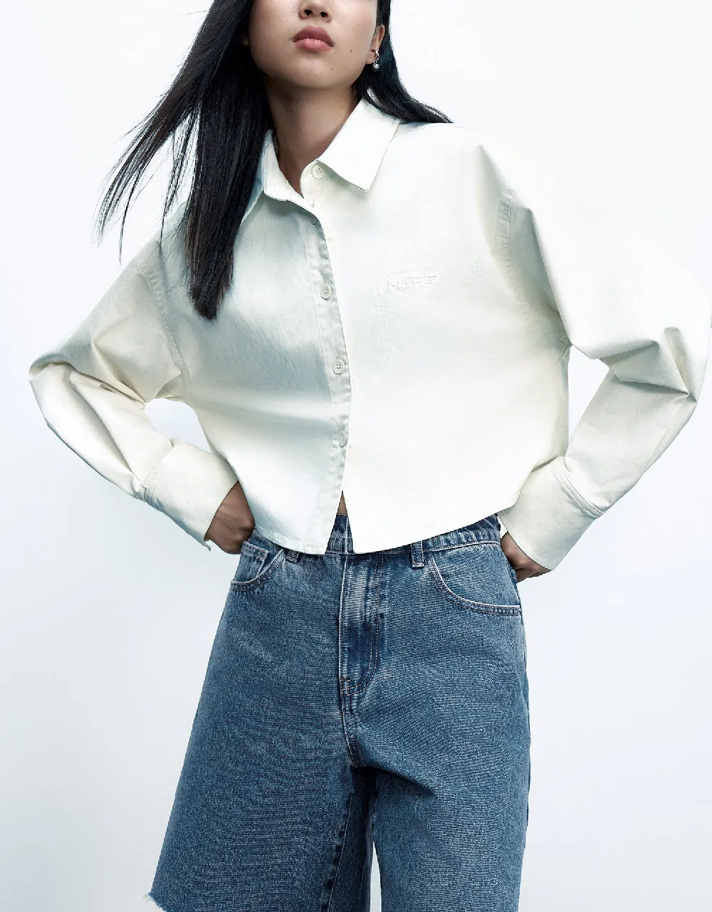 Press Button Loose Shirt sold by Urban Revivo product image thumbnail 2