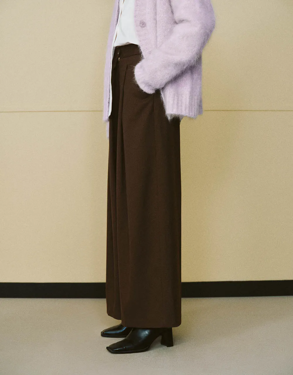 Loose Wide-Leg Pants sold by Urban Revivo product image thumbnail 4