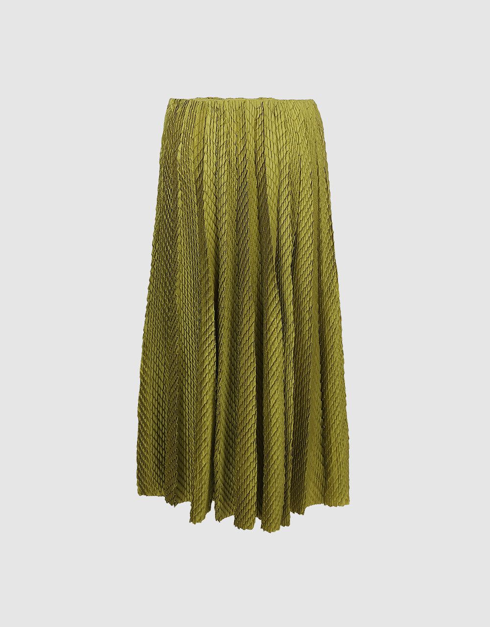 Textured Pleated Maxi Skirt sold by Urban Revivo product image thumbnail 4