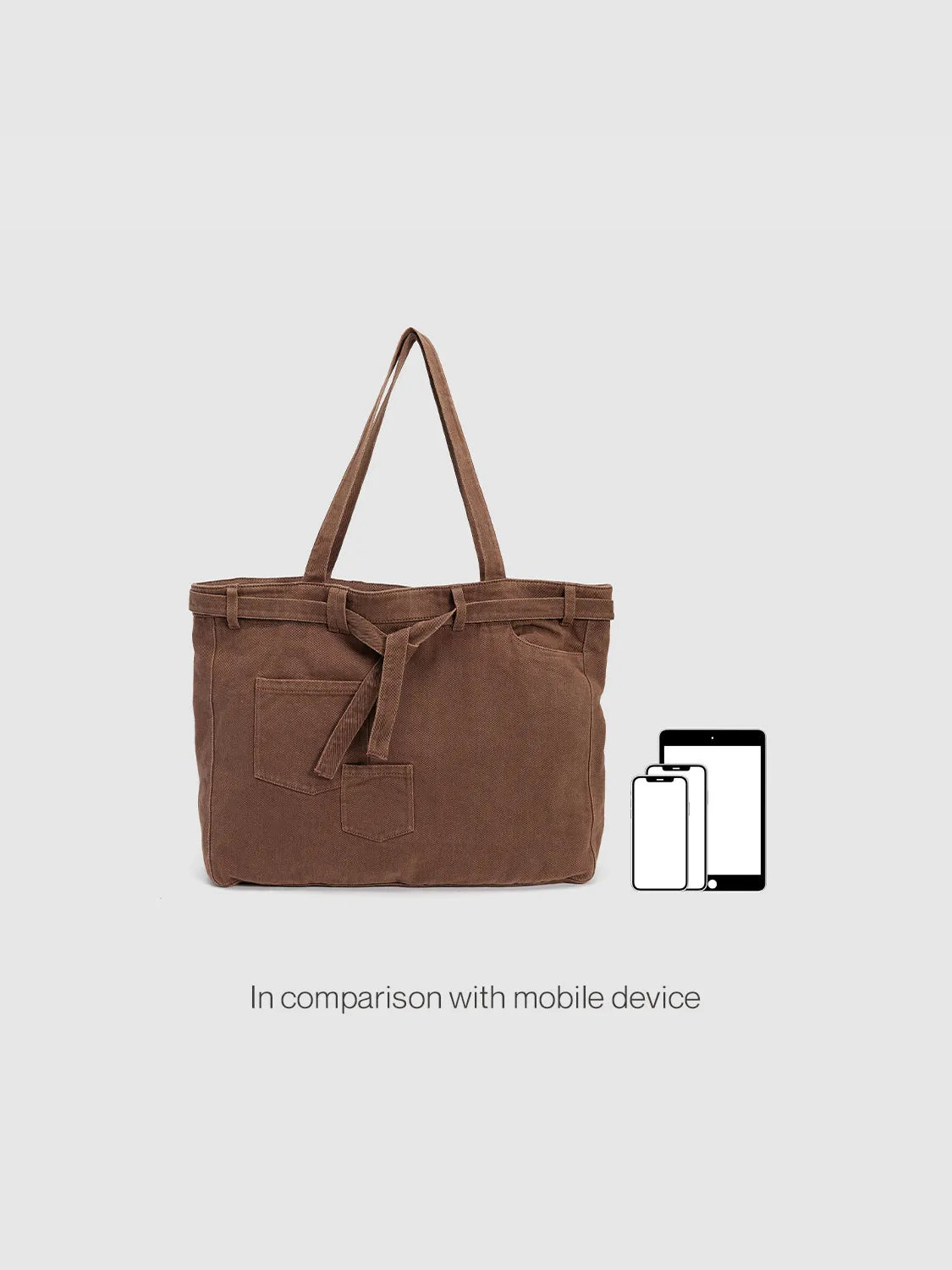 Large Tote Bag sold by Urban Revivo product image thumbnail 2