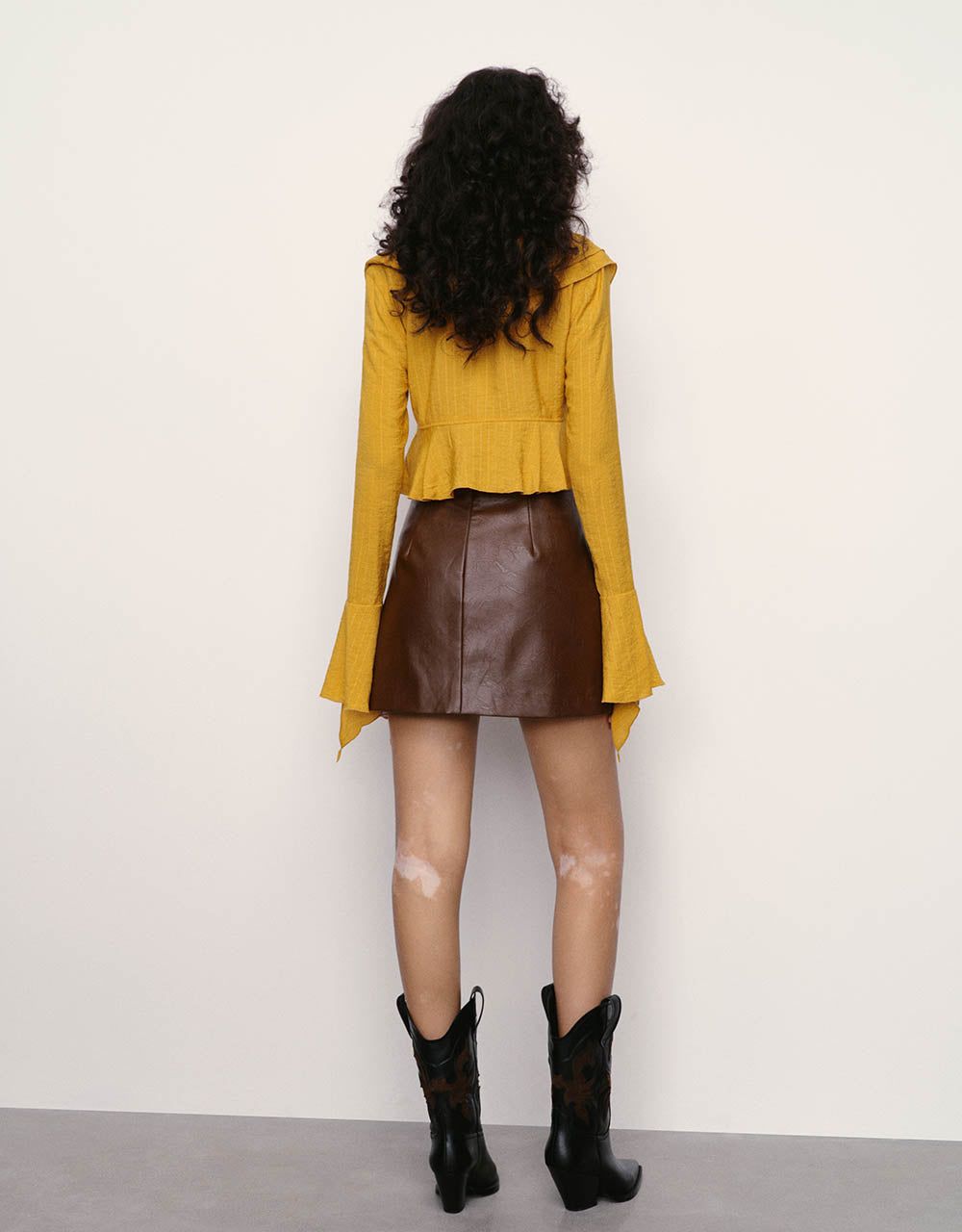 Ruffle Lapel Shirt sold by Urban Revivo product image thumbnail 4