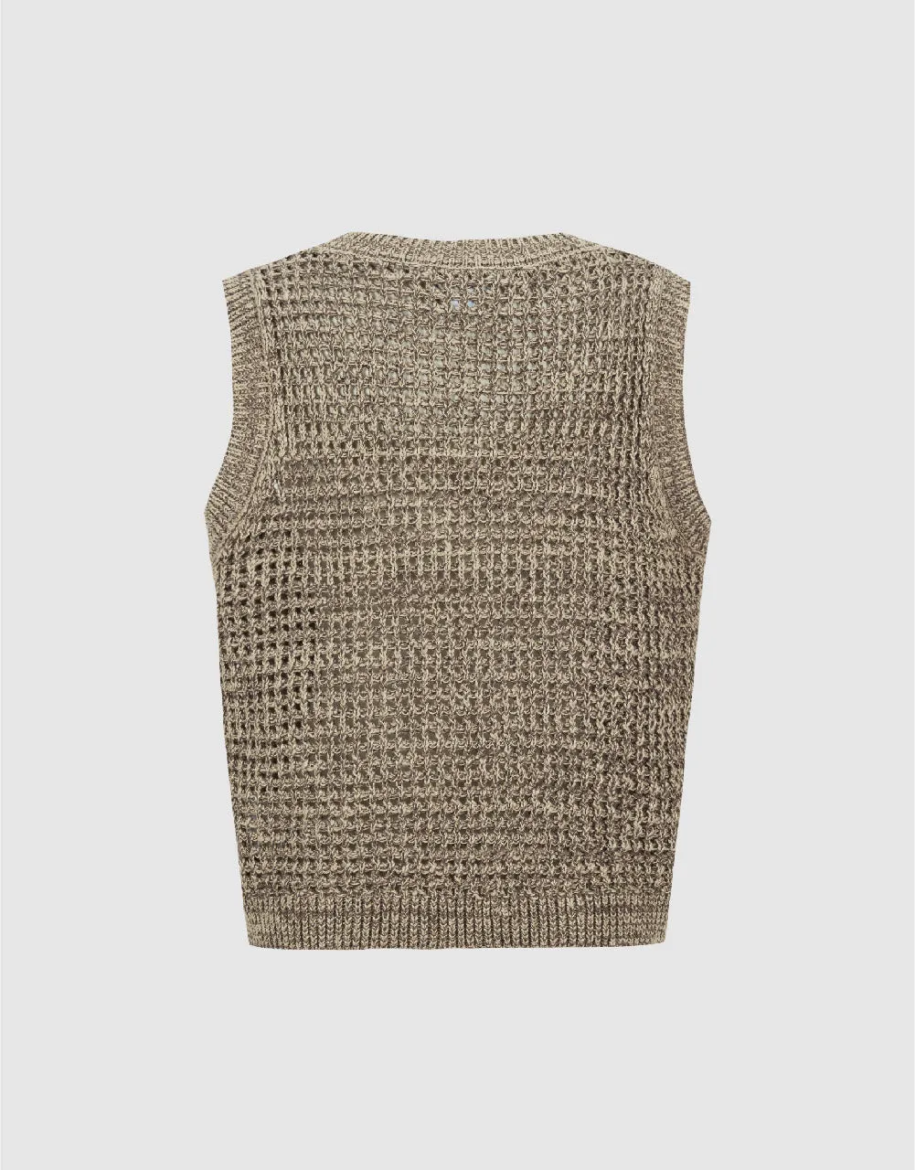 Crew Neck Knitted Tank Top sold by Urban Revivo product image thumbnail 5