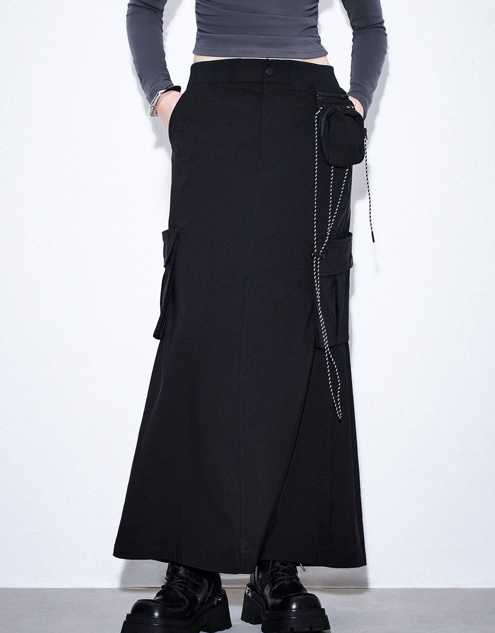 Midi A-Line Skirt sold by Urban Revivo product image thumbnail 2