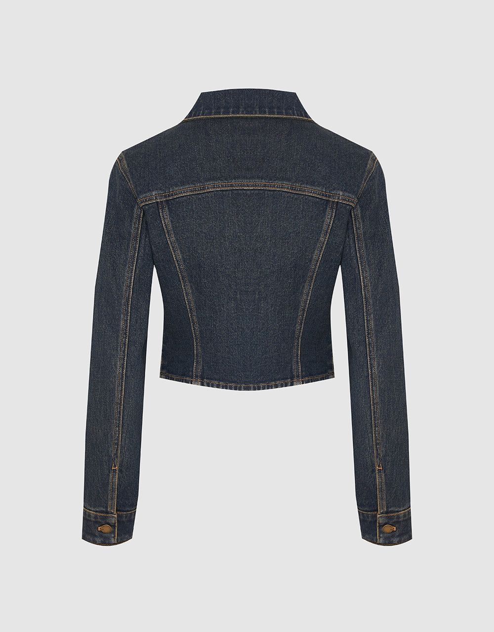 Zipper Front Denim Shirt sold by Urban Revivo product image thumbnail 5