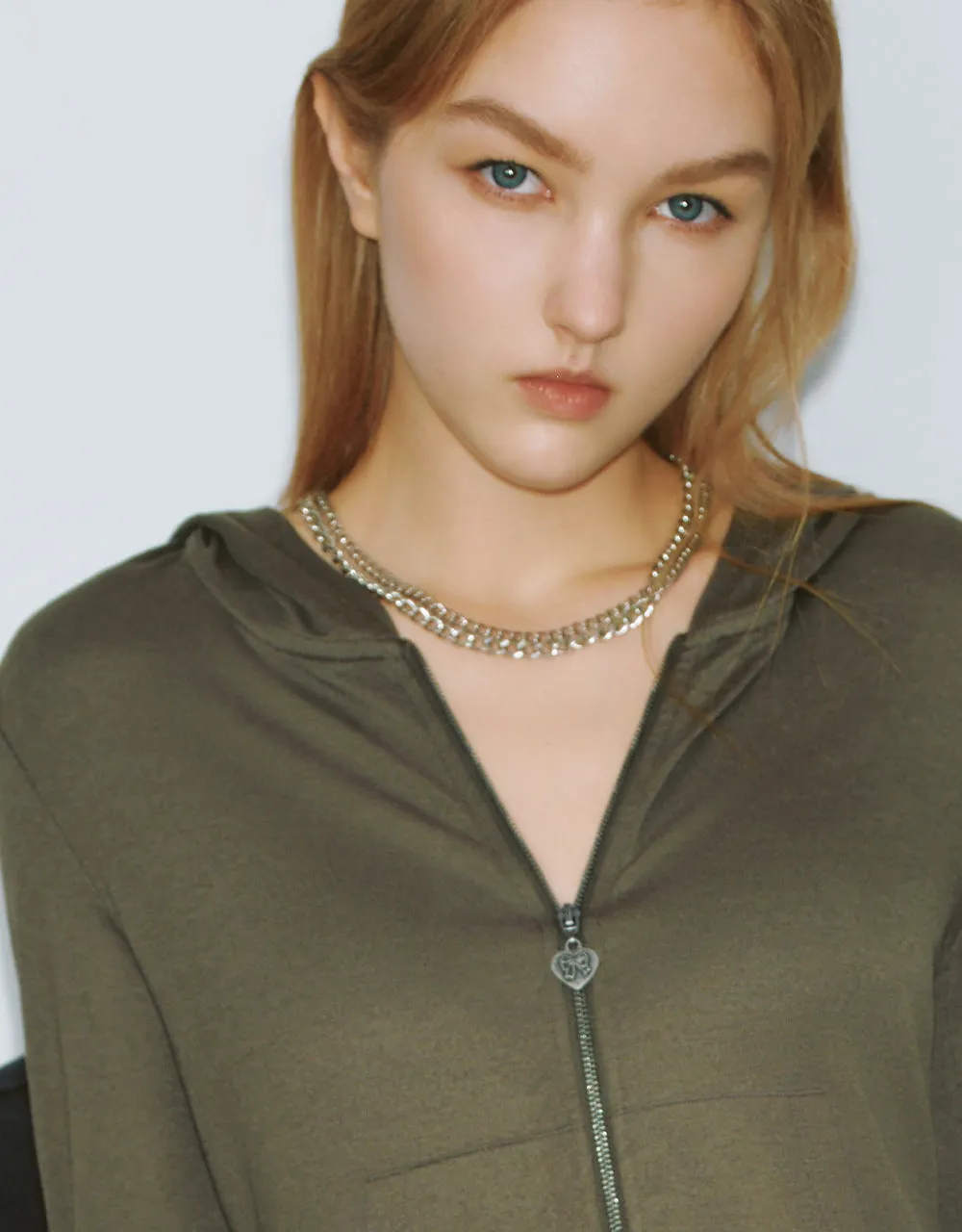 Zipper Front Hooded Knitted Jacket sold by Urban Revivo product image thumbnail 4