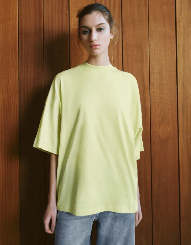 Crew Neck Loose T-Shirt sold by Urban Revivo