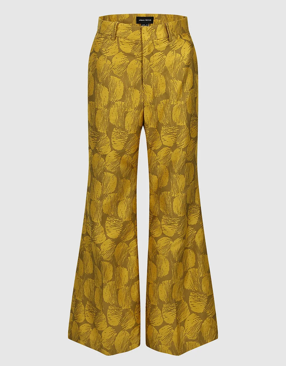 Tailored Printed Flare Pants sold by Urban Revivo