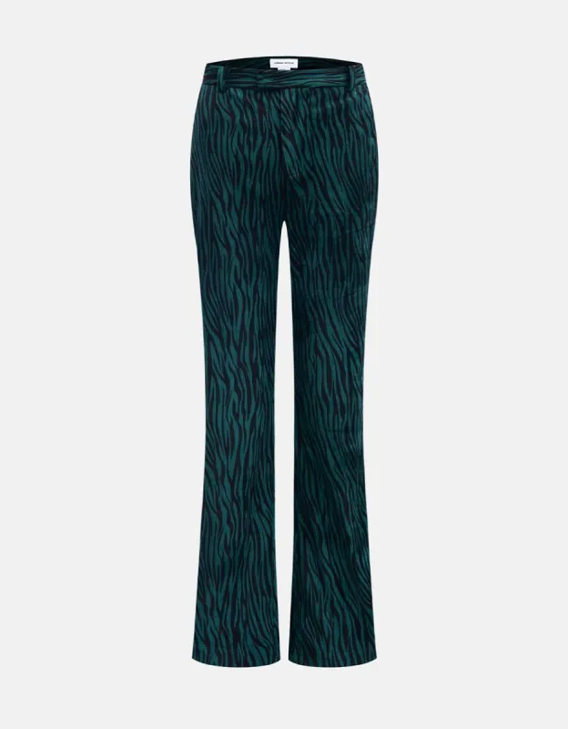 Zebra Striped Wide Leg Pants sold by Urban Revivo
