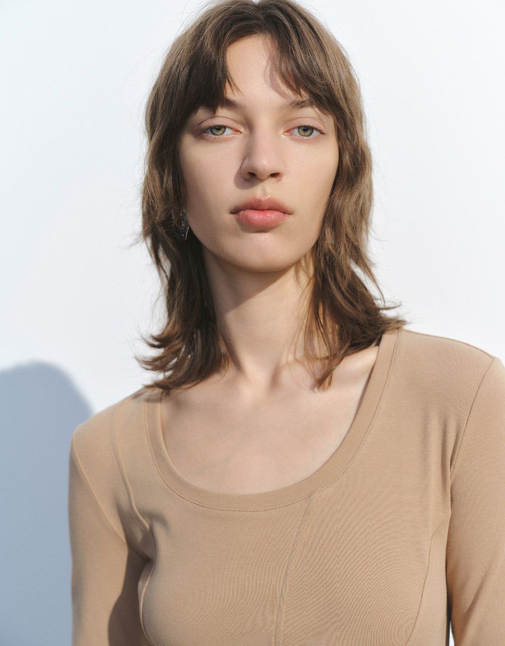 Knitted Skinny T-Shirt sold by Urban Revivo product image thumbnail 5