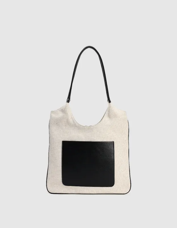 Linen Shoulder Bag sold by Urban Revivo
