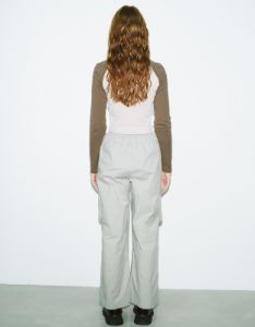 Raglan Sleeve Crew Neck Skinny T-Shirt sold by Urban Revivo