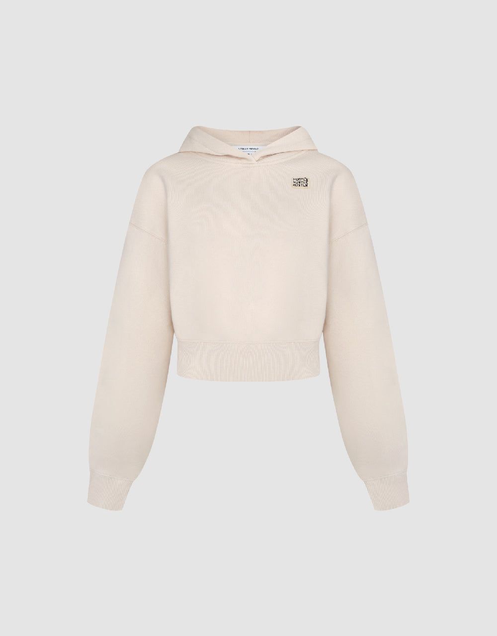 Drop Shoulder Sleeve Hooded Loose Sweatshirt sold by Urban Revivo