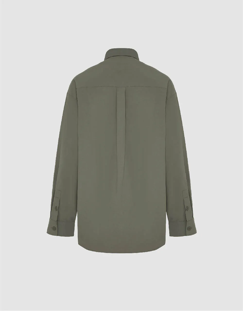 Drop Shoulder Sleeve Loose Shirt sold by Urban Revivo product image thumbnail 5