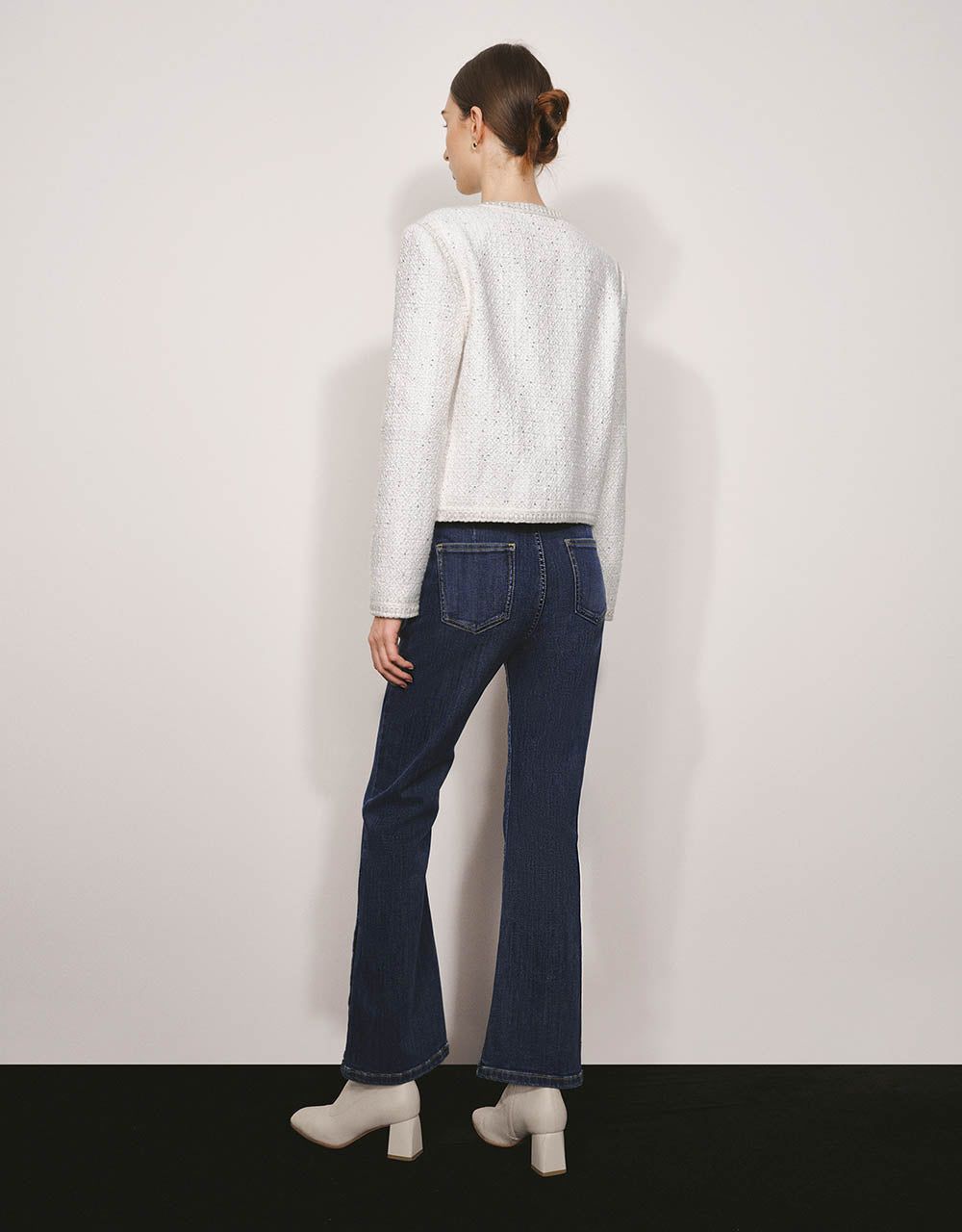 Crew Neck Tweed Jacket sold by Urban Revivo product image thumbnail 4