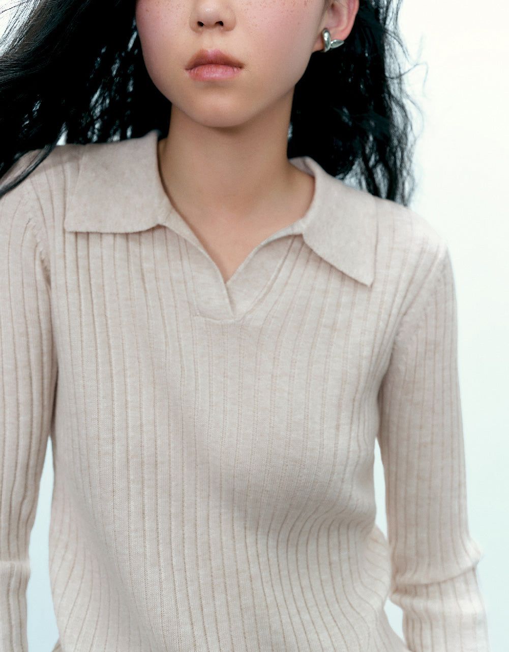 Polo Collar Knitted T-Shirt sold by Urban Revivo product image thumbnail 5