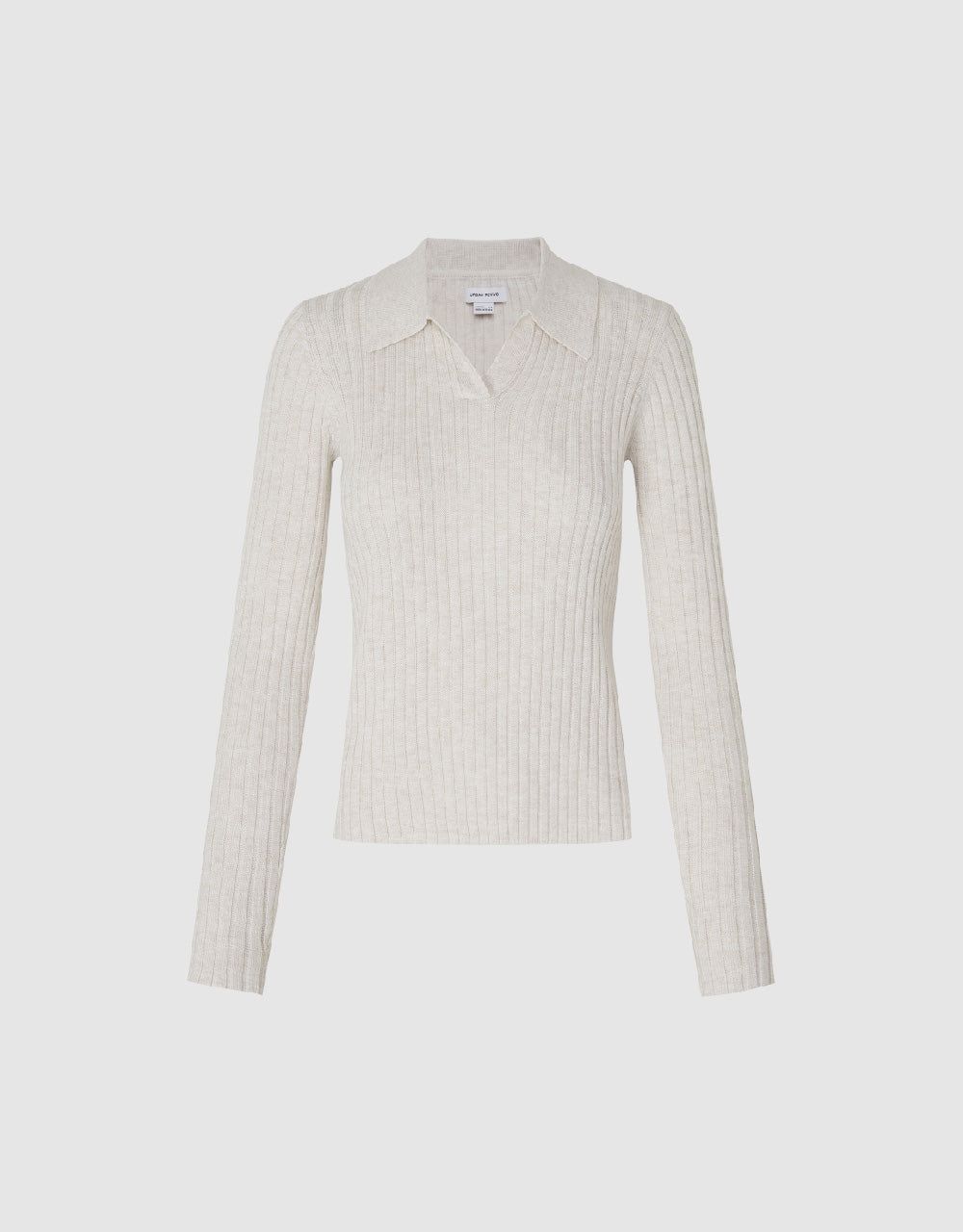 Polo Collar Knitted T-Shirt sold by Urban Revivo