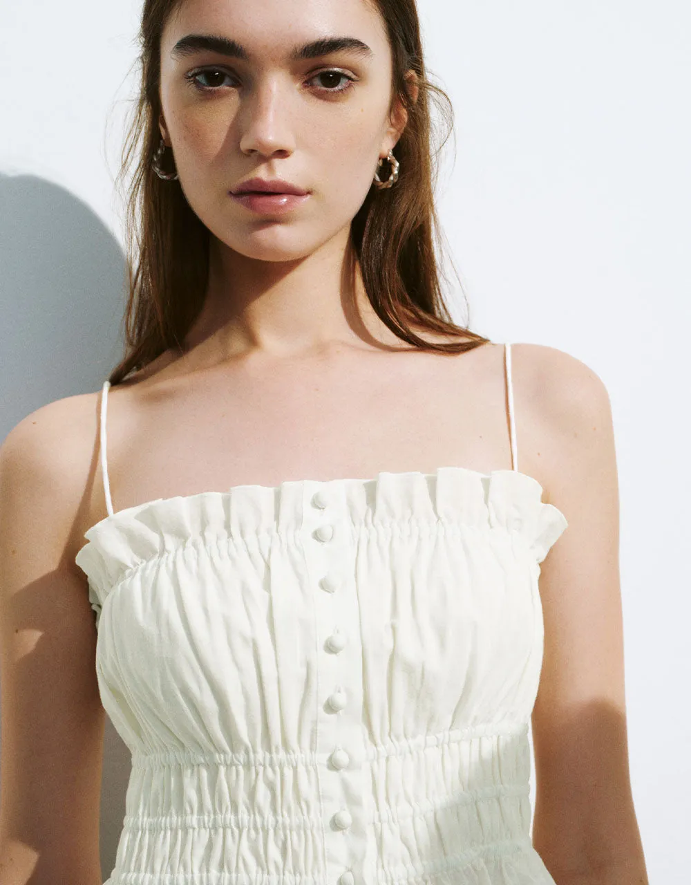 Off-Shoulder Skinny Cami Top sold by Urban Revivo product image thumbnail 4