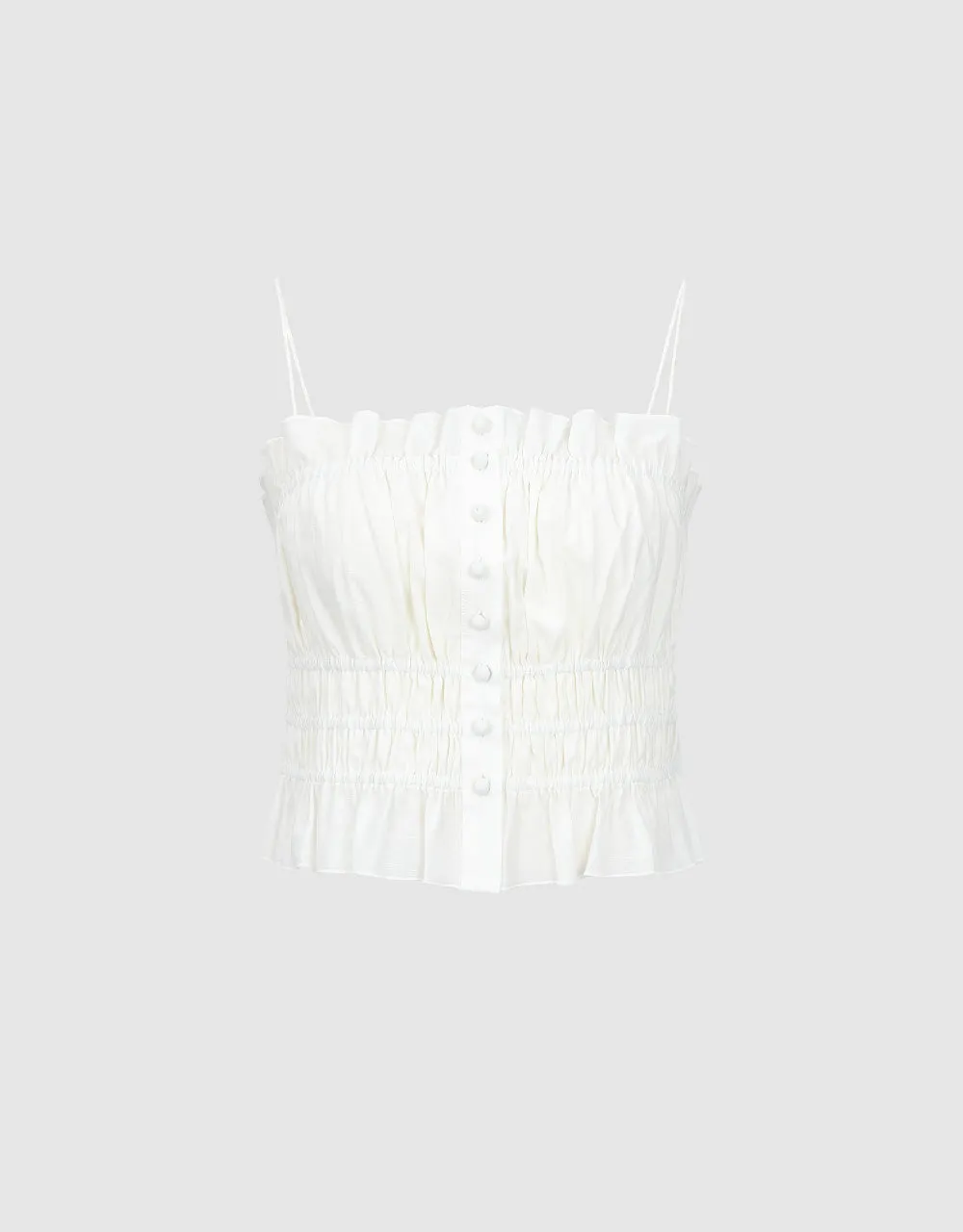 Off-Shoulder Skinny Cami Top sold by Urban Revivo product image thumbnail 2