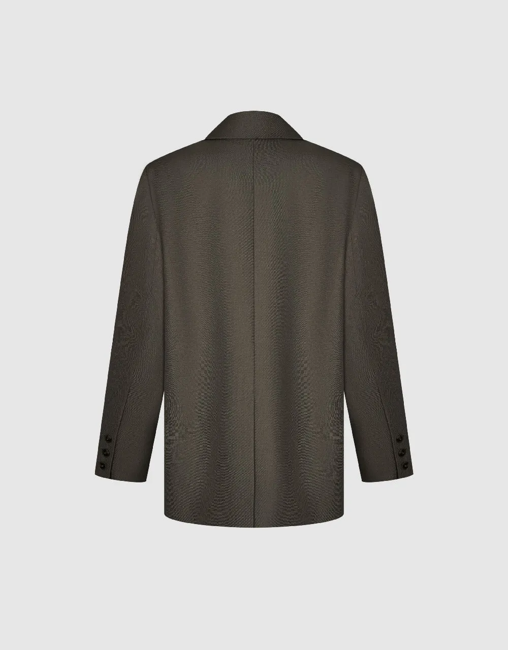 Notch Lapel Straight Blazer sold by Urban Revivo product image thumbnail 5