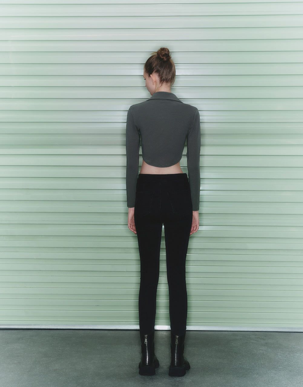 Zipper Front Knitted Jacket sold by Urban Revivo product image thumbnail 4