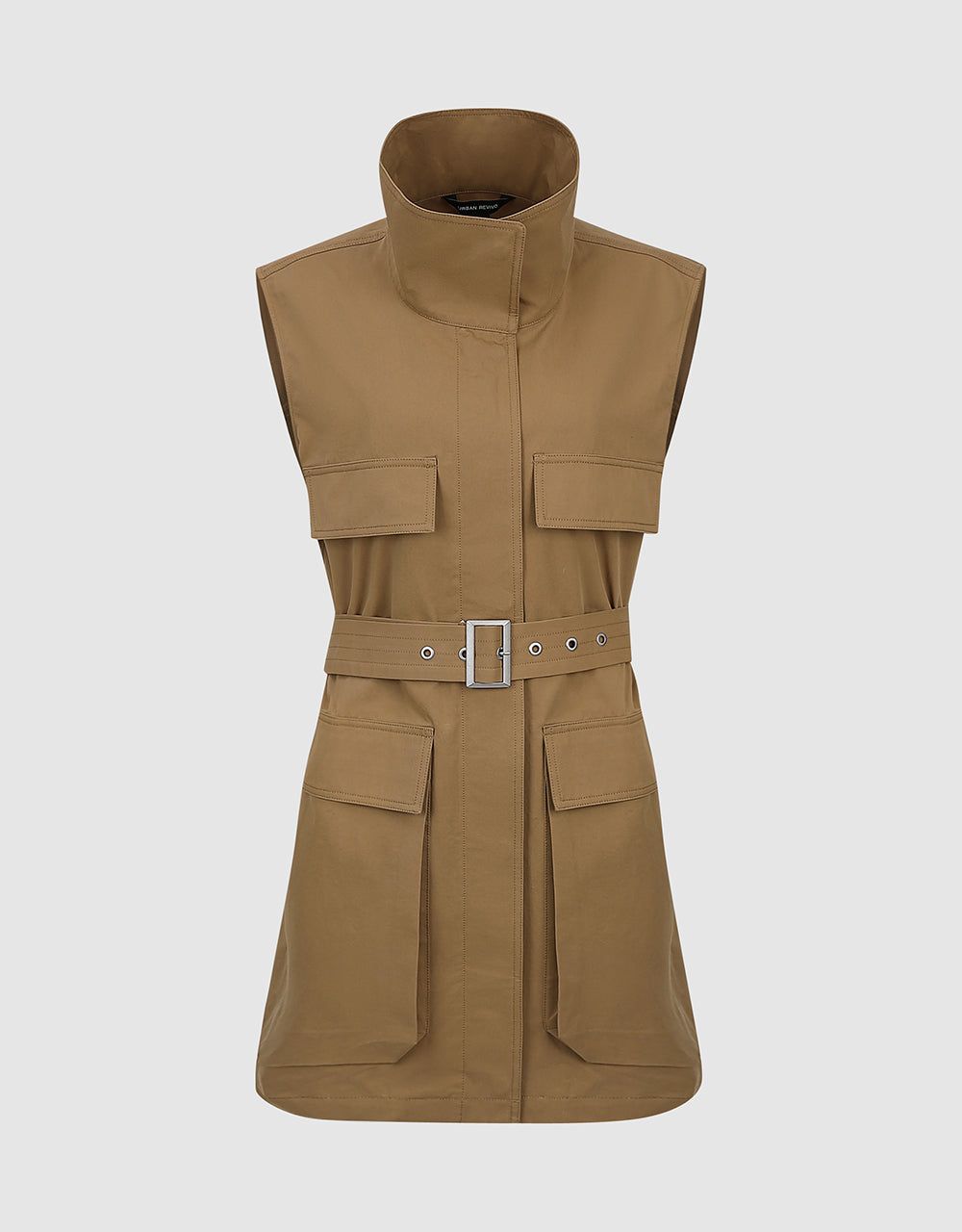 Utility Waistcoat With Belt sold by Urban Revivo product image thumbnail 2