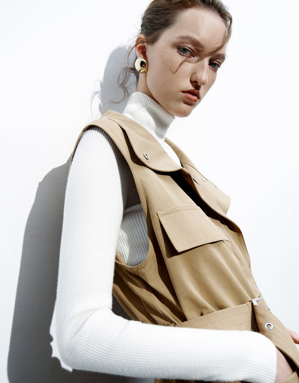 Utility Waistcoat With Belt sold by Urban Revivo product image thumbnail 5