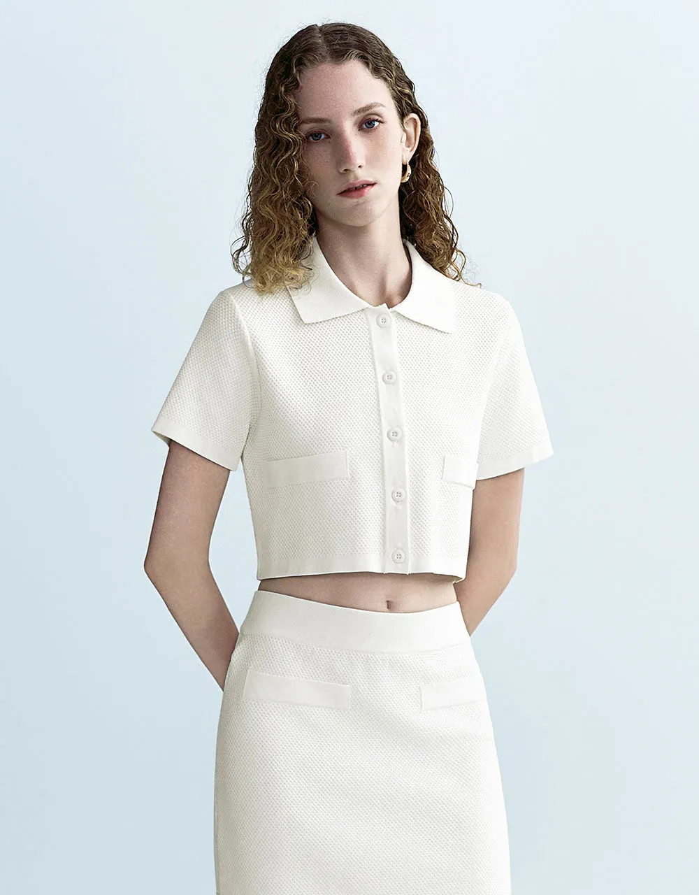 Button Up Knitted Cardigan sold by Urban Revivo