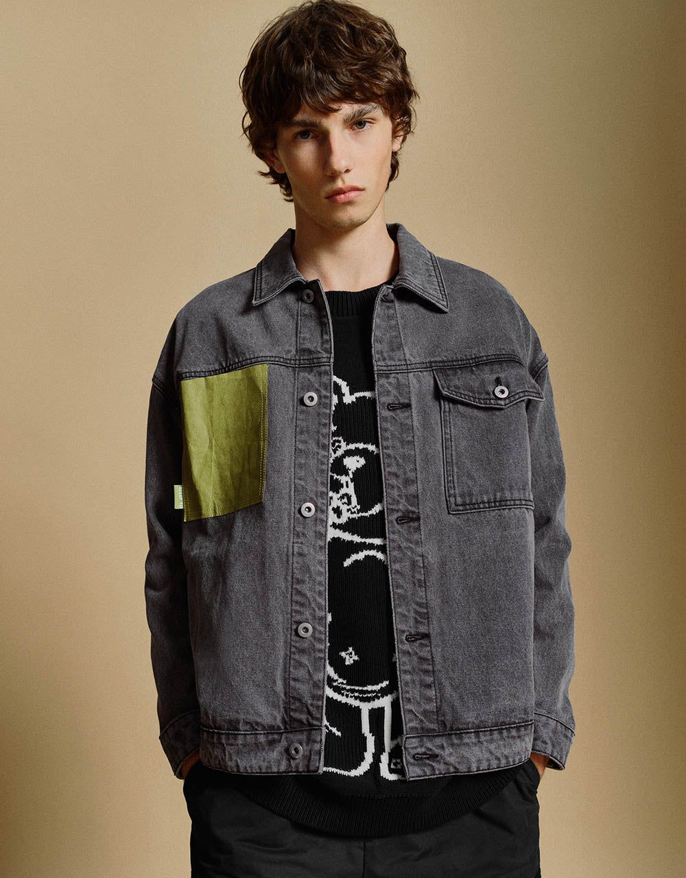 Button Up Loose Denim Jacket sold by Urban Revivo