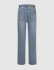 Split Hem Straight Jeans sold by Urban Revivo