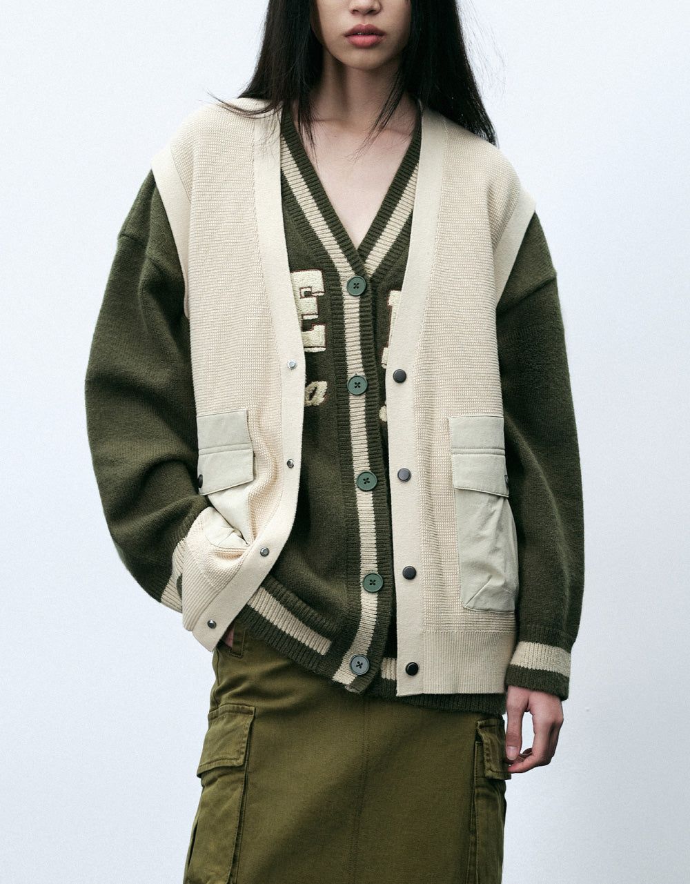 Knitted Vest With Pockets sold by Urban Revivo product image thumbnail 2