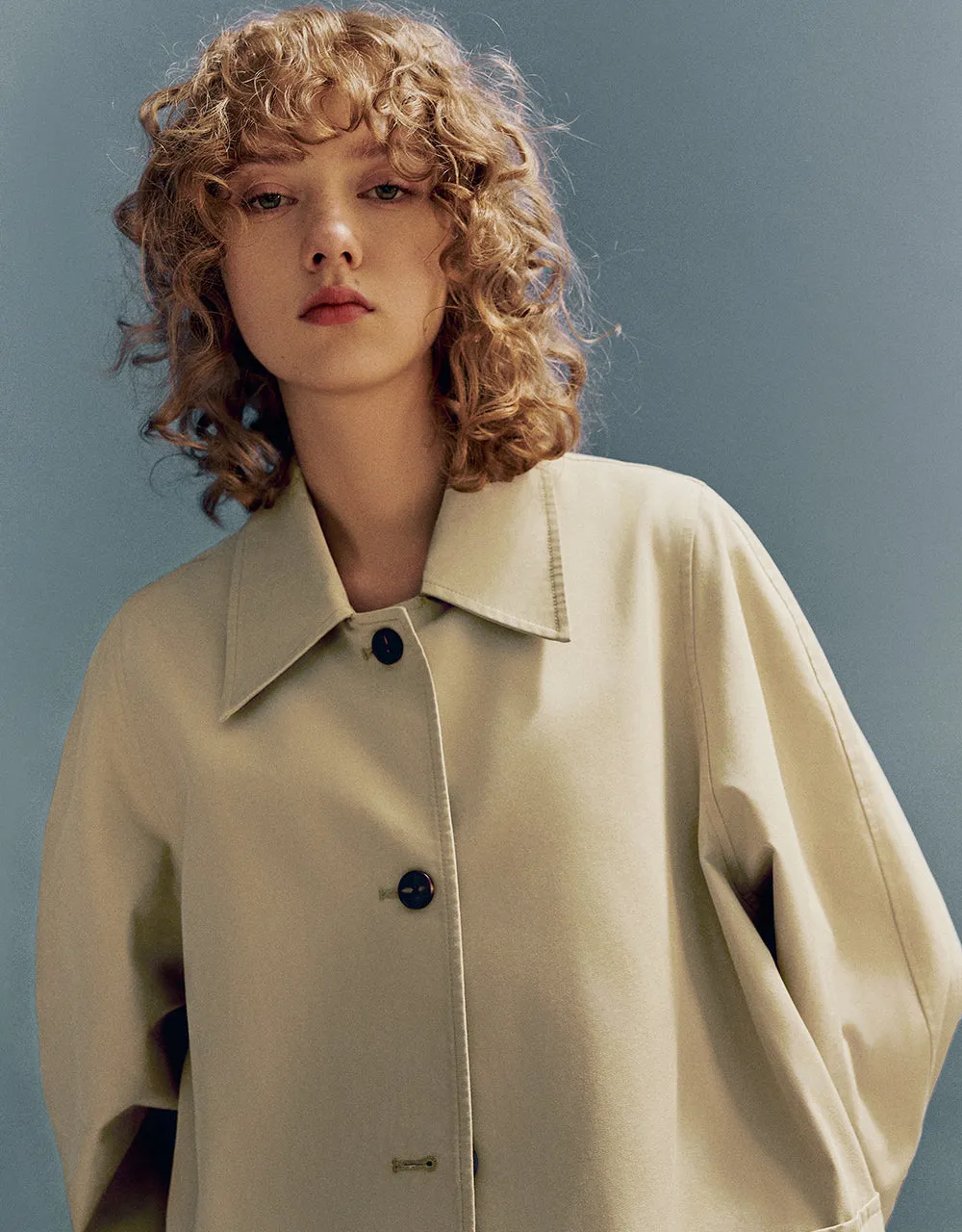 Button Up Straight Coat sold by Urban Revivo product image thumbnail 4