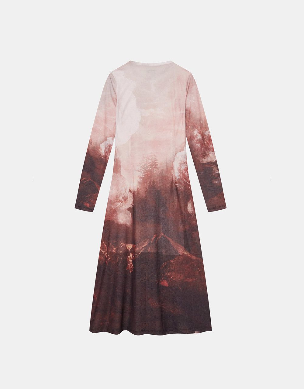 Art Print A-Line Knitted Dress sold by Urban Revivo product image thumbnail 4