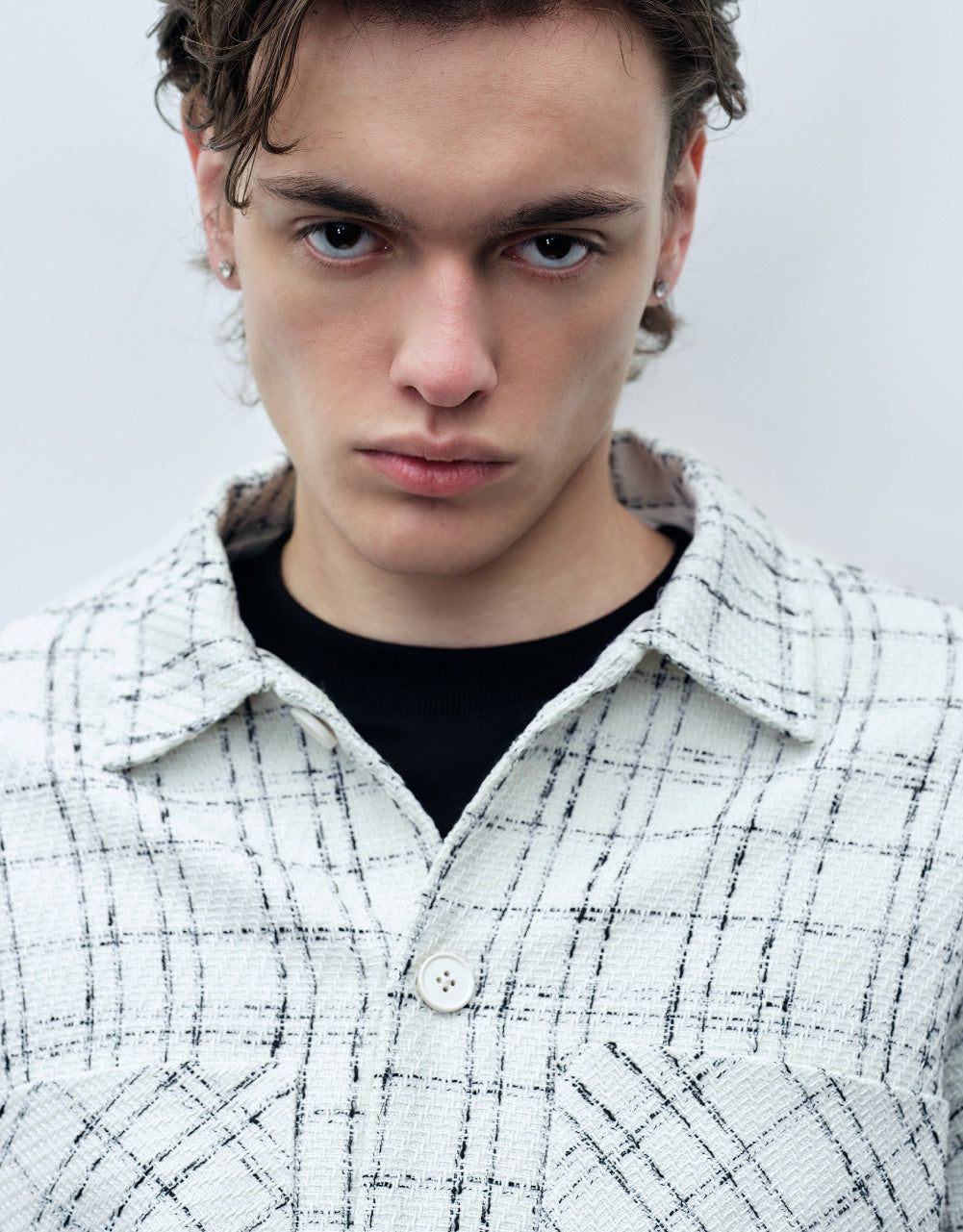 Button Up Plaid Jacket sold by Urban Revivo product image thumbnail 5