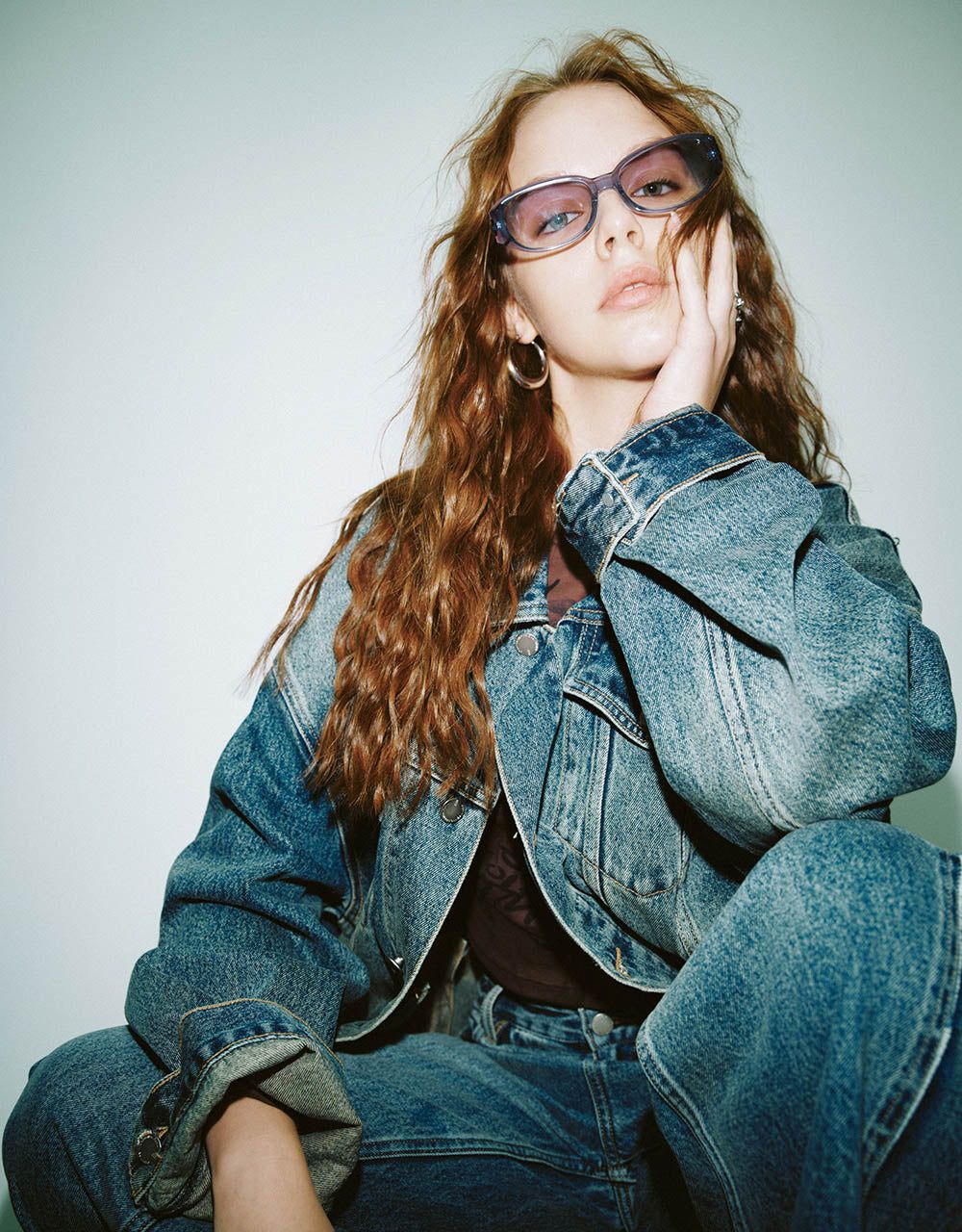 Button Up Oversized Denim Jacket sold by Urban Revivo product image thumbnail 5