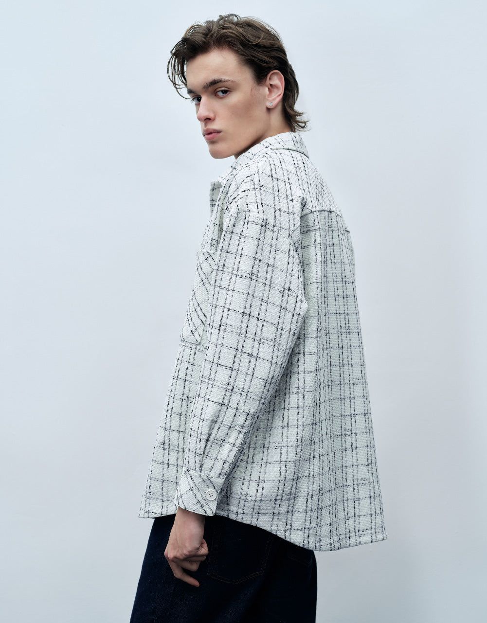 Button Up Plaid Jacket sold by Urban Revivo product image thumbnail 3