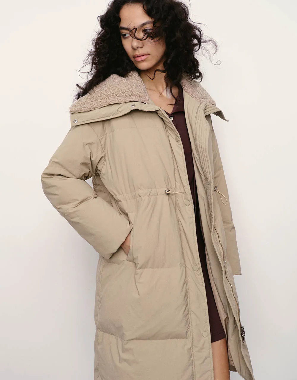A-Line Puffer Jacket sold by Urban Revivo product image thumbnail 3