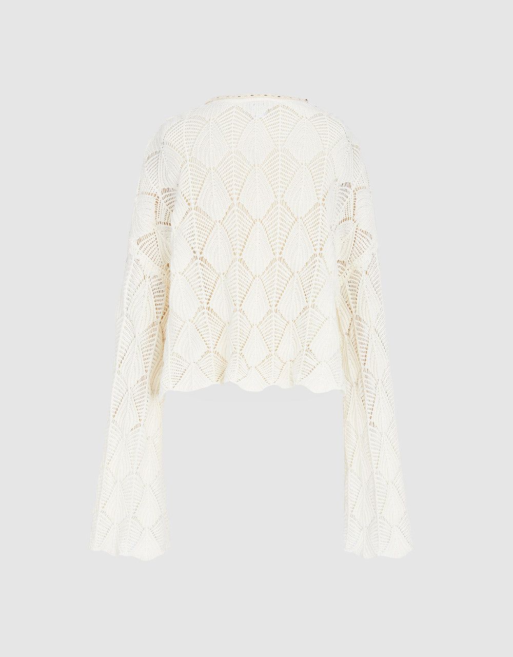 Pointelle Knitted Top sold by Urban Revivo product image thumbnail 4