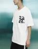 Panda Printed Crew Neck Loose T-Shirt sold by Urban Revivo