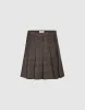 Plaid Pleated Mini A-Line Skirt sold by Urban Revivo