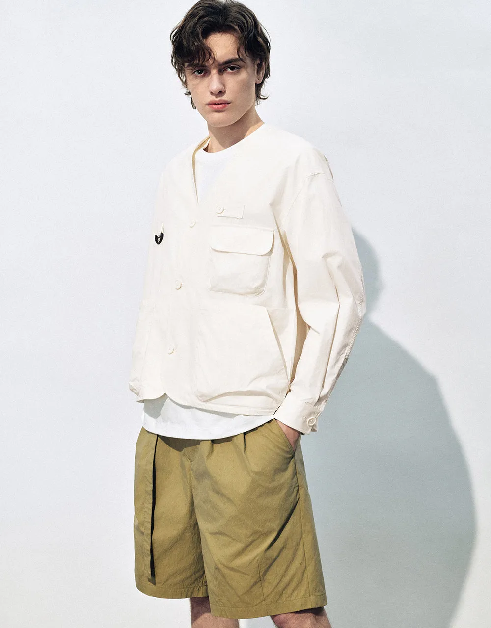 Kimono Lapel Loose Jacket sold by Urban Revivo product image thumbnail 3