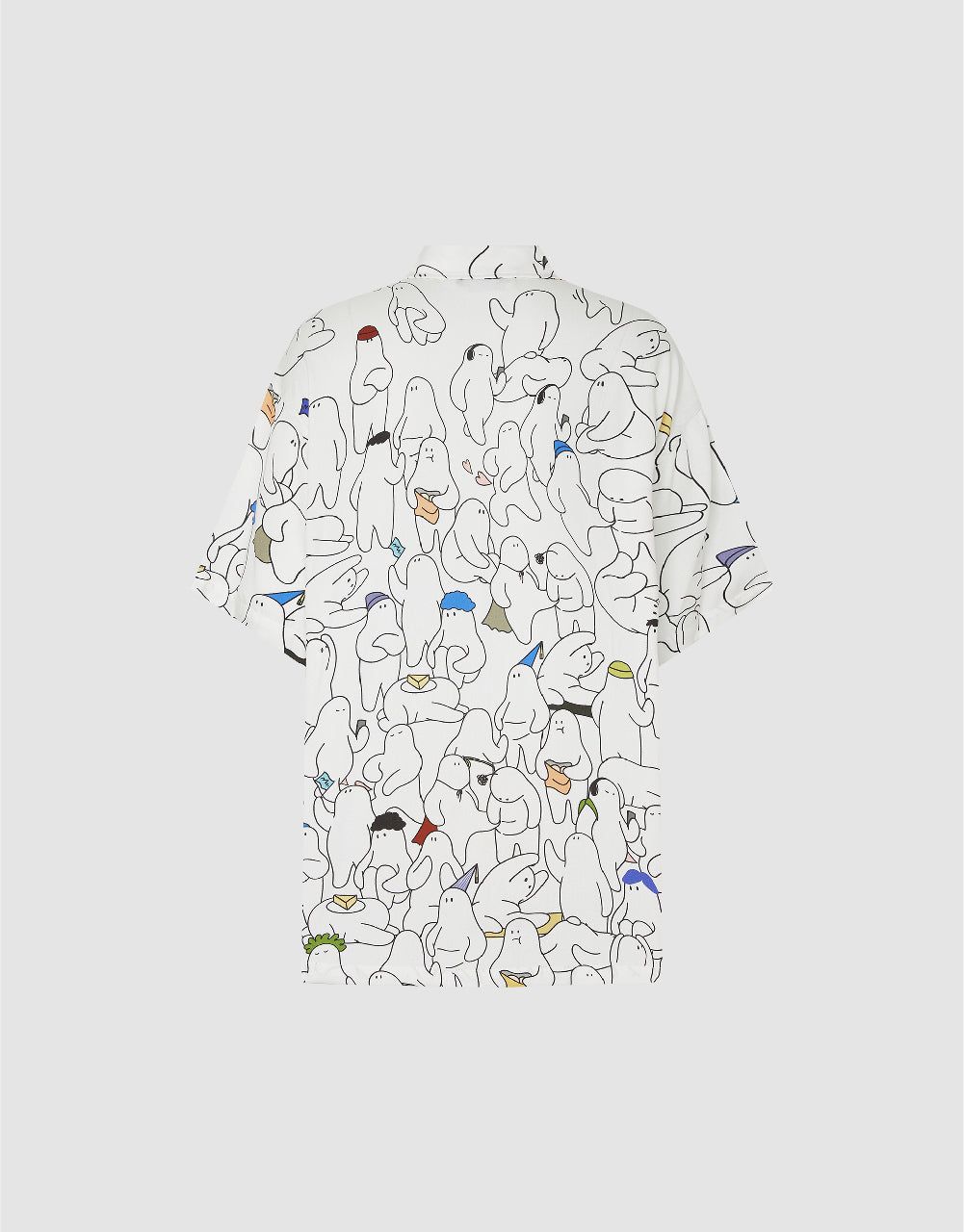 Printed Loose Straight Shirt sold by Urban Revivo product image thumbnail 2