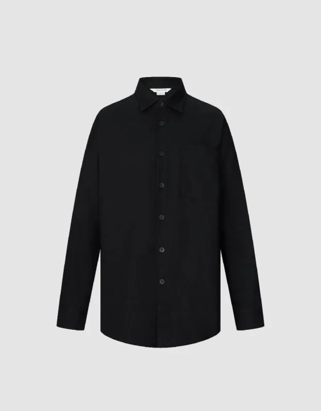 Button Up Oversized Shirt sold by Urban Revivo