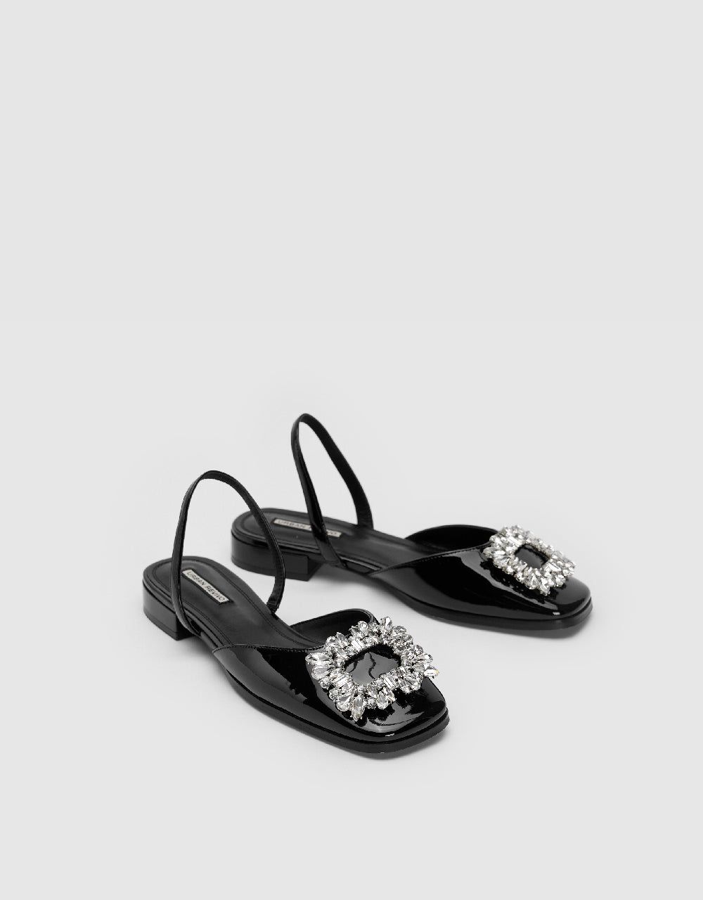 Square Buckle Decor Slingbacks sold by Urban Revivo