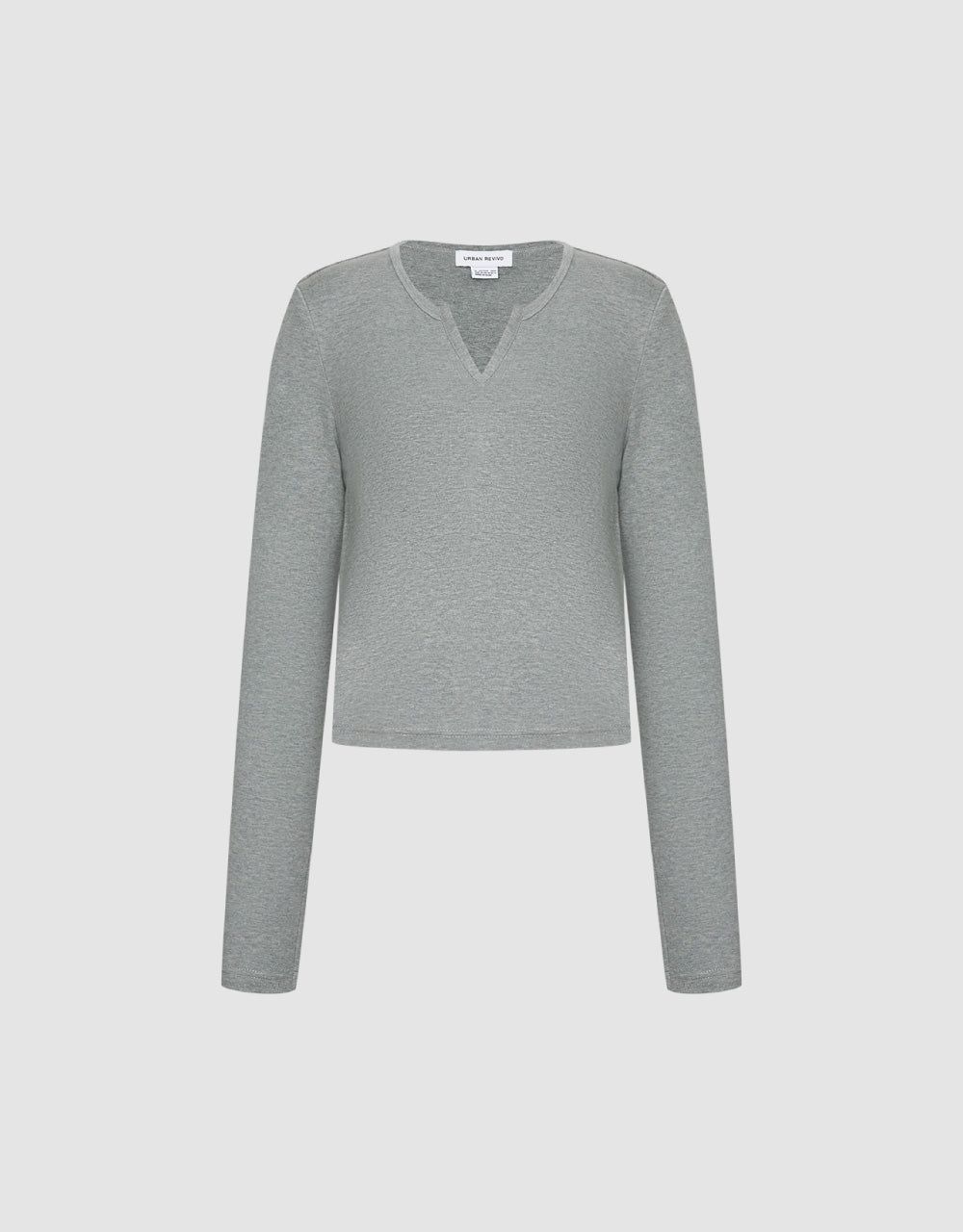 Basic Crew Neck Knitted T-Shirt sold by Urban Revivo product image thumbnail 2