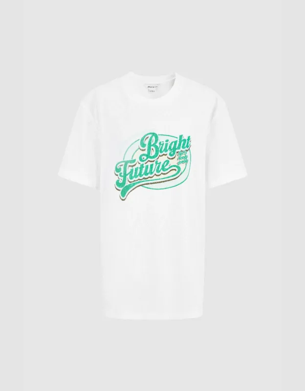 Printed Crew Neck Straight T-Shirt sold by Urban Revivo