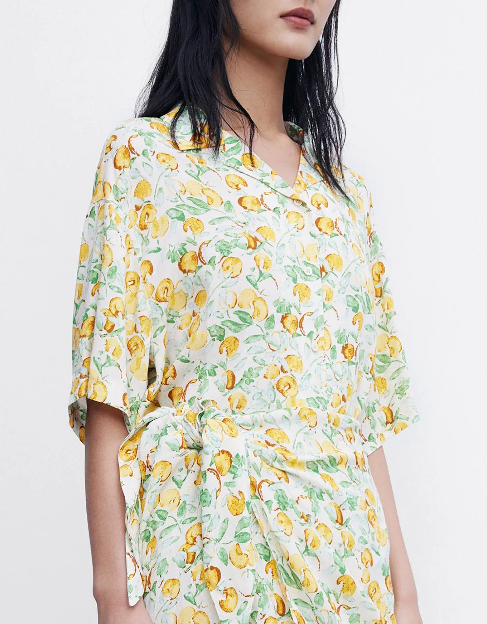 Allover Print Short Sleeve Shirt sold by Urban Revivo product image thumbnail 3